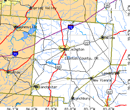 Clinton County, OH map