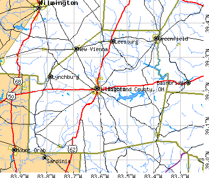 Highland County Ohio Map Highland County, Ohio Detailed Profile - Houses, Real Estate, Cost Of  Living, Wages, Work, Agriculture, Ancestries, And More