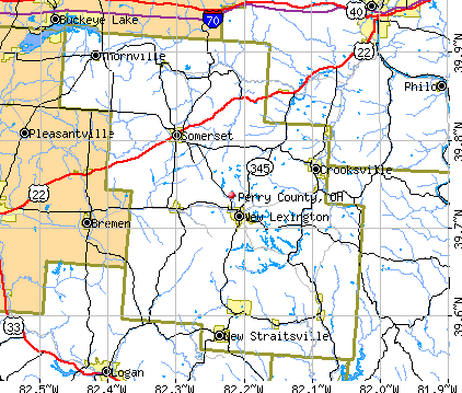 Perry County, OH map