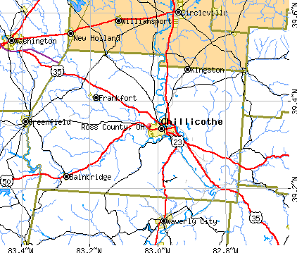 Ross County, OH map
