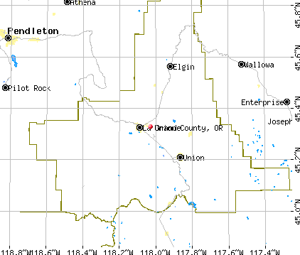 Union County, OR map
