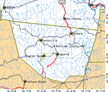 Sullivan County, PA map