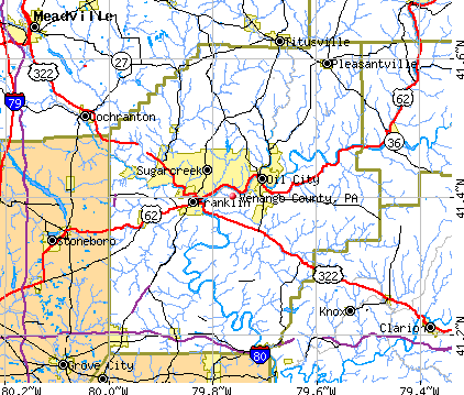 Venango County, PA map