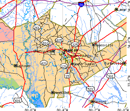 Sumter County, SC map
