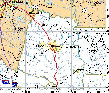 Union County, SC map