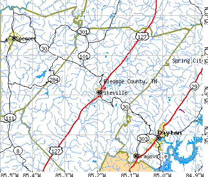 Bledsoe County, Tennessee detailed profile - houses, real estate, cost