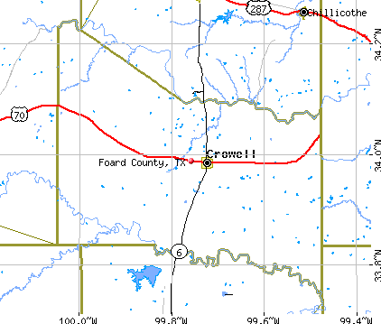 Foard County, TX map