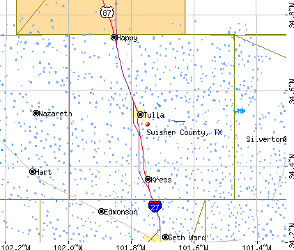 Swisher County, TX map