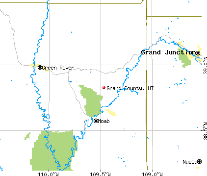 Grand County, UT map