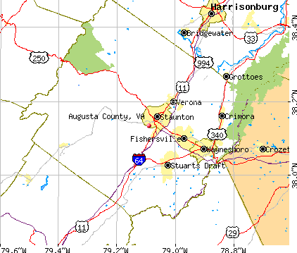 Augusta County, VA map
