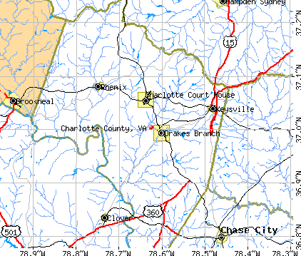 Charlotte County, VA map