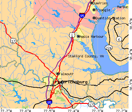 Stafford County, VA map
