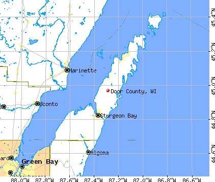 Door County, WI map