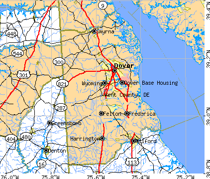 Kent County, DE map