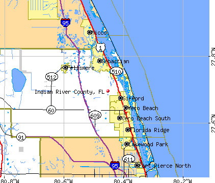 Indian River County, FL map