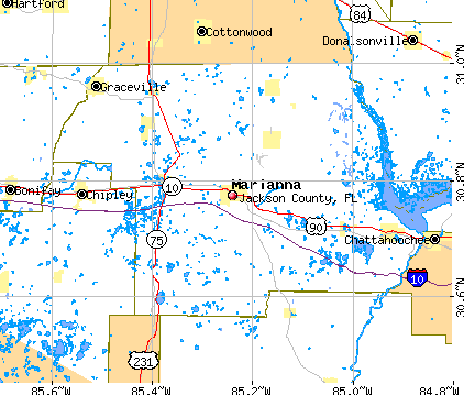 Jackson County, FL map