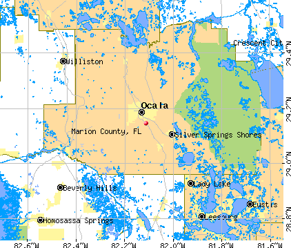 Marion County, FL map
