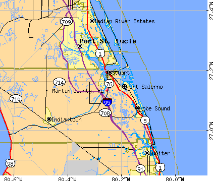 Martin County, FL map