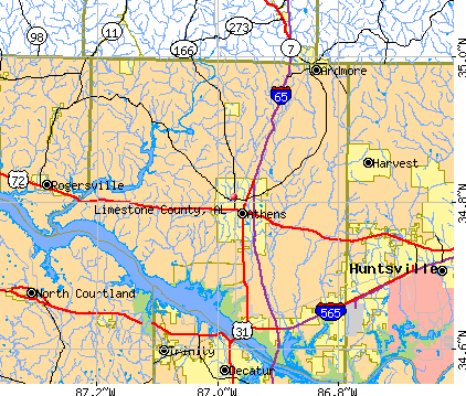 Limestone County, AL map