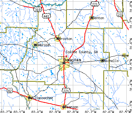 Coffee County, GA map