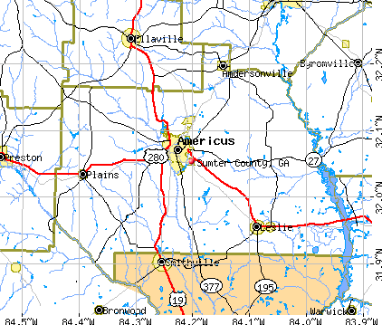 Sumter County, GA map