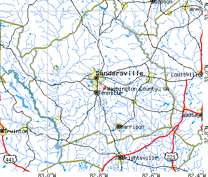 Washington County, GA map