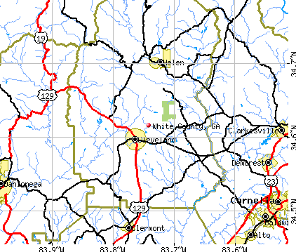 White County, GA map
