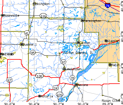 Fulton County, IL map