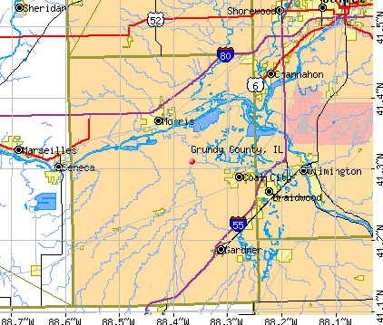 Grundy County, IL map