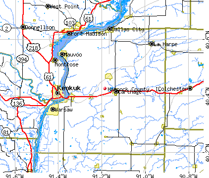 Hancock County, IL map