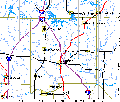 Johnson County, IL map