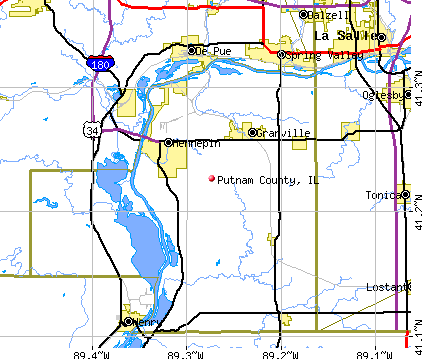 Putnam County, IL map