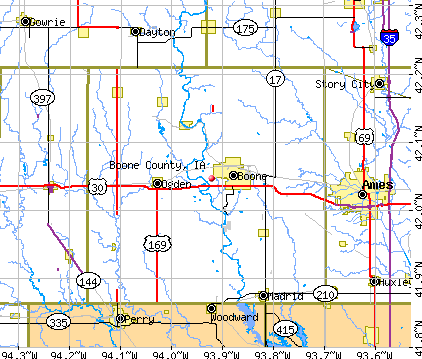 Boone County, IA map