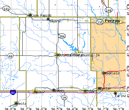 Guthrie County, IA map