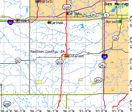 Madison County, IA map