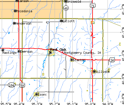 Montgomery County, IA map