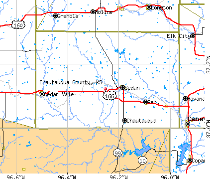 Chautauqua County, KS map