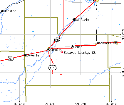 Edwards County, KS map