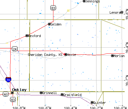 Sheridan County, KS map