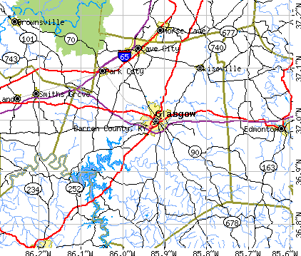Barren County, KY map