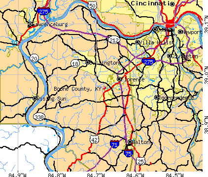 Boone County, KY map