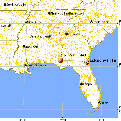 Marianna, FL (32448) map from a distance