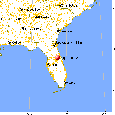 Sanford, FL (32771) map from a distance