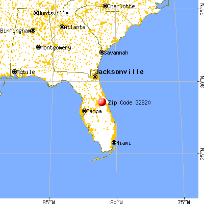 Bithlo, FL (32820) map from a distance
