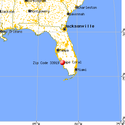 McGregor, FL (33919) map from a distance