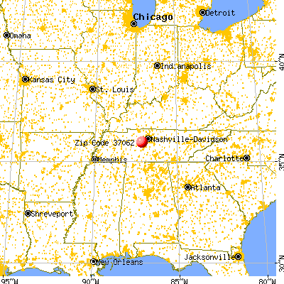 Fairview, TN (37062) map from a distance