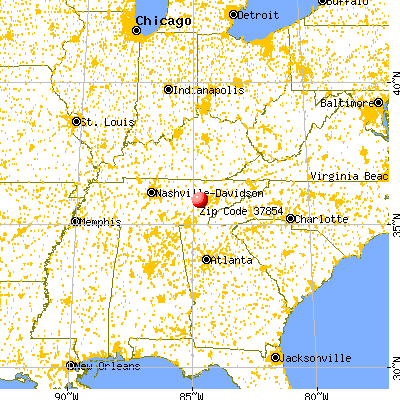 Rockwood, TN (37854) map from a distance