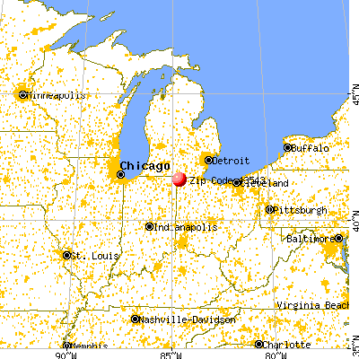 Montpelier, OH (43543) map from a distance