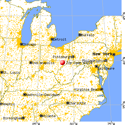 Caldwell, OH (43724) map from a distance