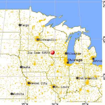 Muscoda, WI (53573) map from a distance